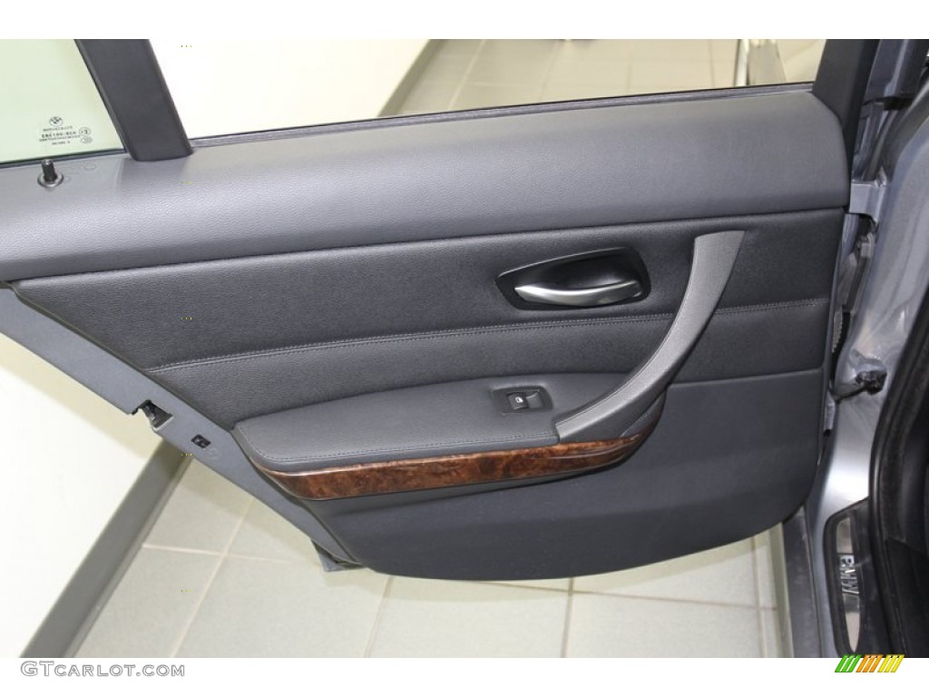 2009 BMW 3 Series 335i Sedan Black Door Panel Photo #78308536