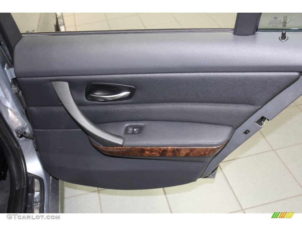 2009 BMW 3 Series 335i Sedan Black Door Panel Photo #78308644