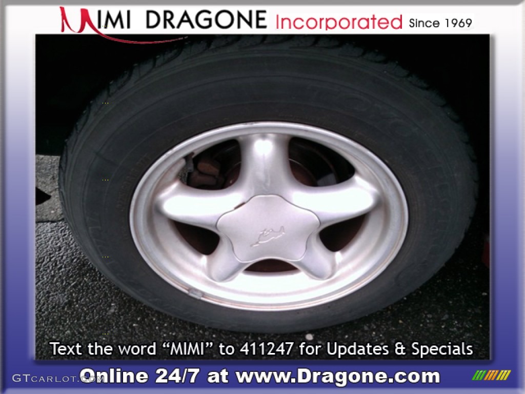 1998 Mustang V6 Coupe - Laser Red / Black photo #6