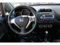 Black/Grey 2008 Honda Fit Sport Dashboard