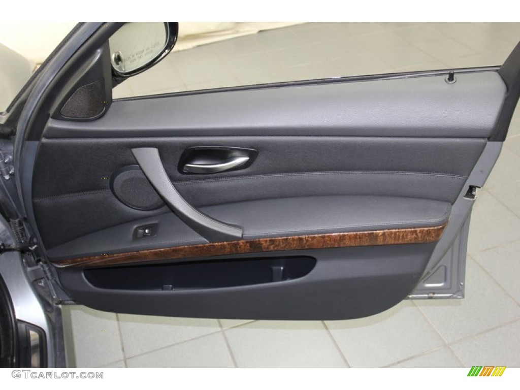 2009 BMW 3 Series 335i Sedan Black Door Panel Photo #78308728