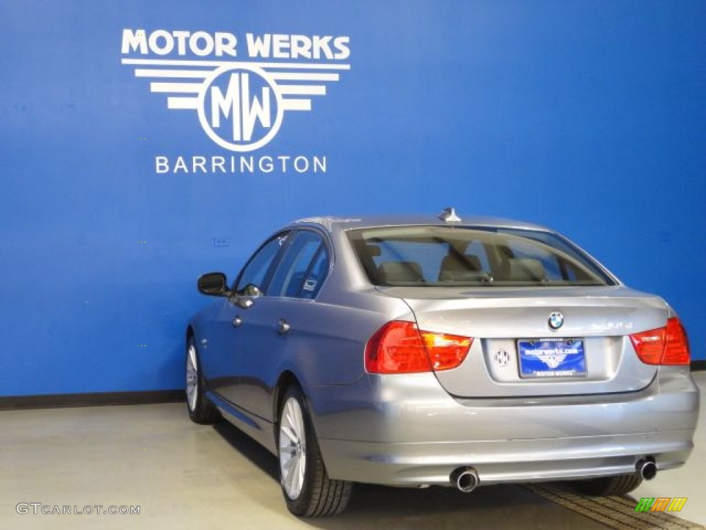 2011 3 Series 335i xDrive Sedan - Space Gray Metallic / Black photo #5