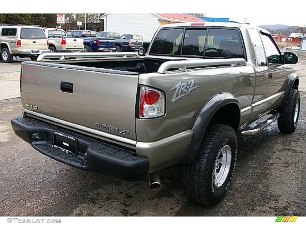 2003 S10 ZR2 Extended Cab 4x4 - Light Pewter Metallic / Graphite photo #7