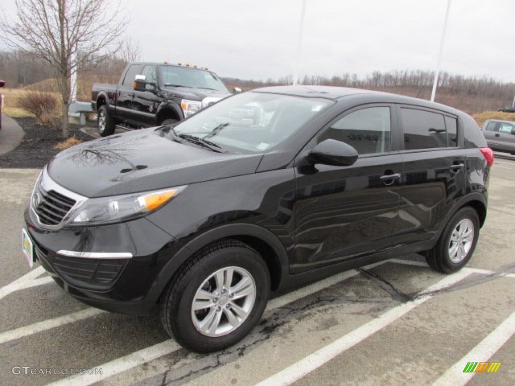 Black Cherry 2012 Kia Sportage LX Exterior Photo #78309757