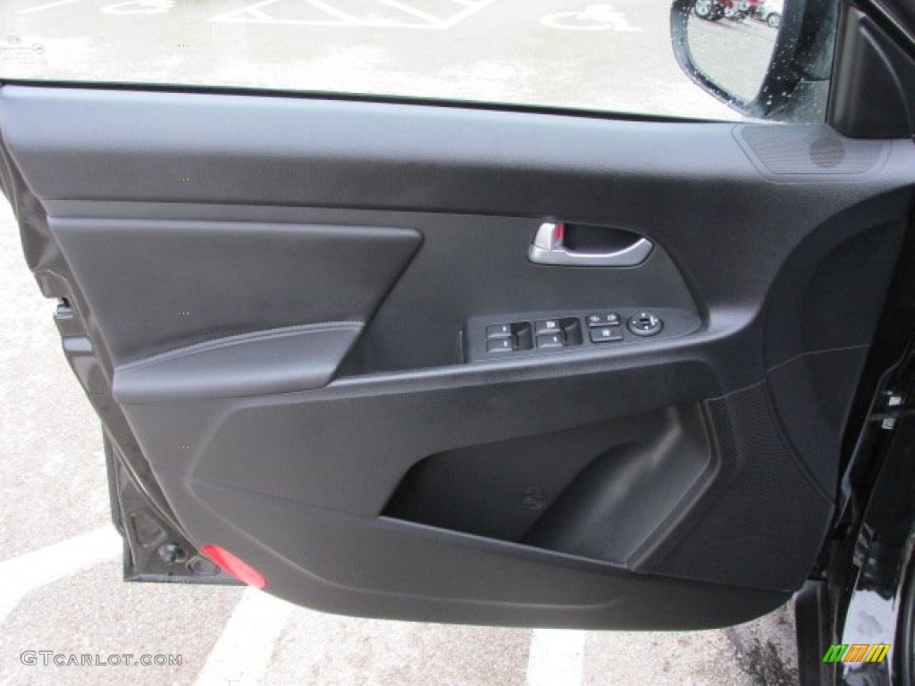 2012 Kia Sportage LX Black Door Panel Photo #78309857