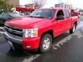 2007 Victory Red Chevrolet Silverado 1500 LTZ Crew Cab 4x4  photo #1