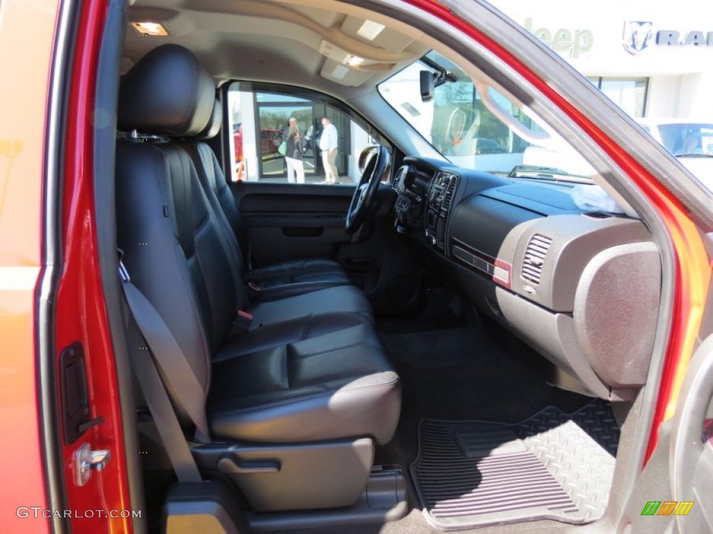 2011 Silverado 1500 LT Extended Cab - Victory Red / Ebony photo #15