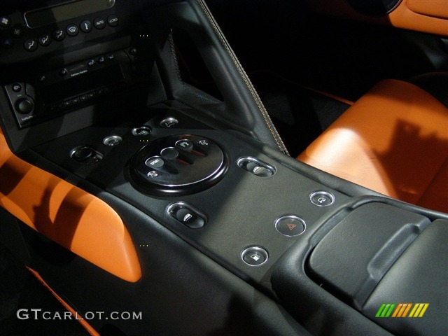 2006 Lamborghini Murcielago, Pearl Orange (Arancio Atlas) / Black/Orange, Center Console 2006 Lamborghini Murcielago Coupe Parts