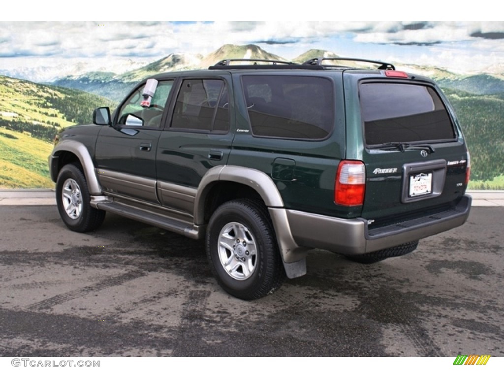 1999 4Runner Limited 4x4 - Imperial Jade Green Mica / Oak photo #4