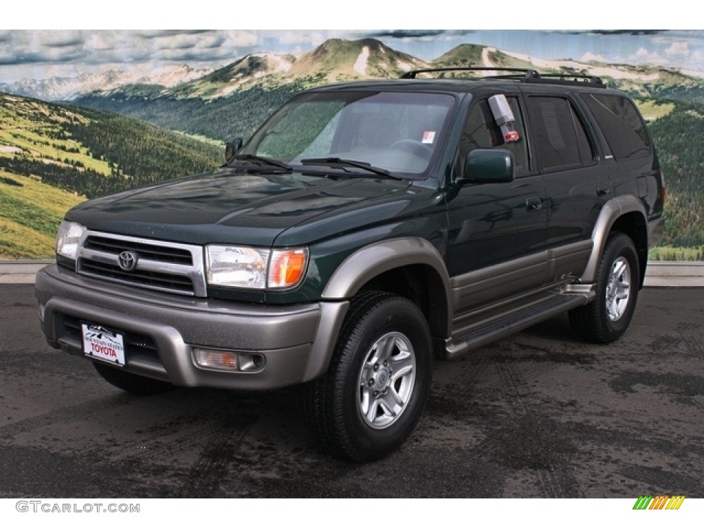 1999 4Runner Limited 4x4 - Imperial Jade Green Mica / Oak photo #5