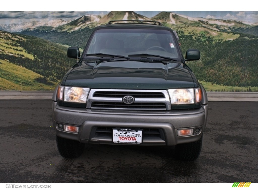 1999 4Runner Limited 4x4 - Imperial Jade Green Mica / Oak photo #7