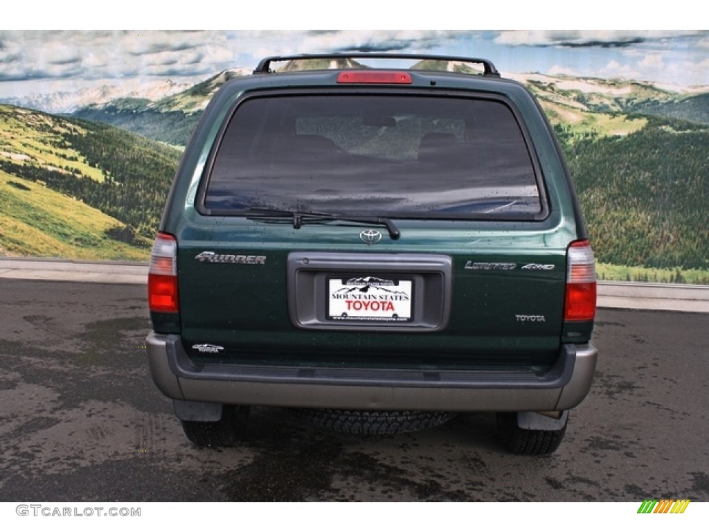 1999 4Runner Limited 4x4 - Imperial Jade Green Mica / Oak photo #8