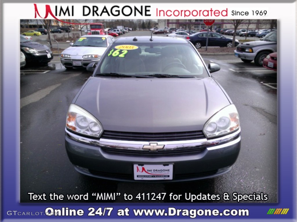 2005 Malibu LT V6 Sedan - Medium Gray Metallic / Gray photo #2