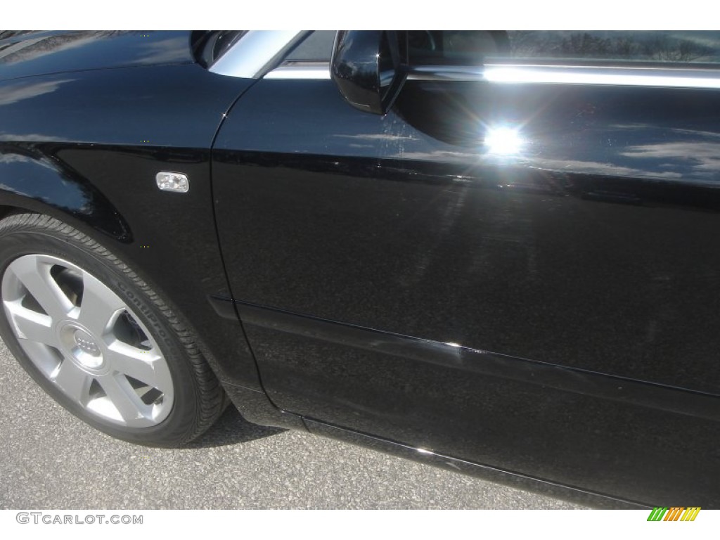 2006 A4 3.0 quattro Cabriolet - Brilliant Black / Ebony photo #10