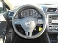 2013 Volkswagen Eos Titan Black Interior Steering Wheel Photo