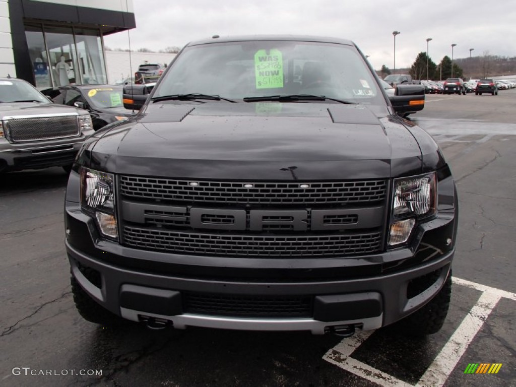 Tuxedo Black Metallic 2012 Ford F150 SVT Raptor SuperCrew 4x4 Exterior Photo #78313048