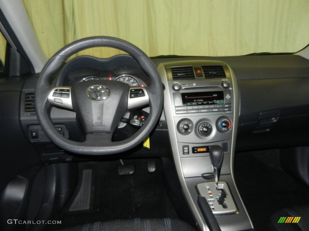 2011 Toyota Corolla S Dark Charcoal Dashboard Photo #78313063