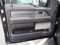 Raptor Black Leather/Cloth Door Panel Photo for 2012 Ford F150 #78313133