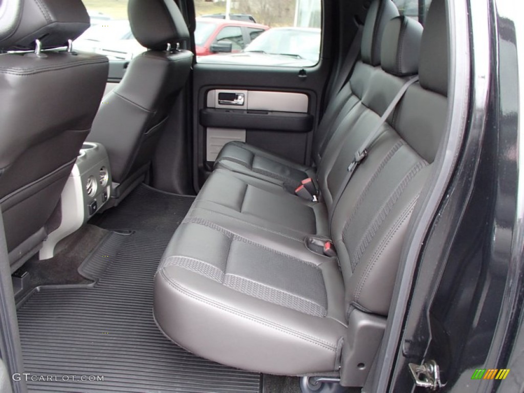 2012 Ford F150 SVT Raptor SuperCrew 4x4 Rear Seat Photo #78313183