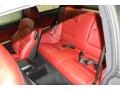 2005 BMW M3 Imola Red Interior Rear Seat Photo