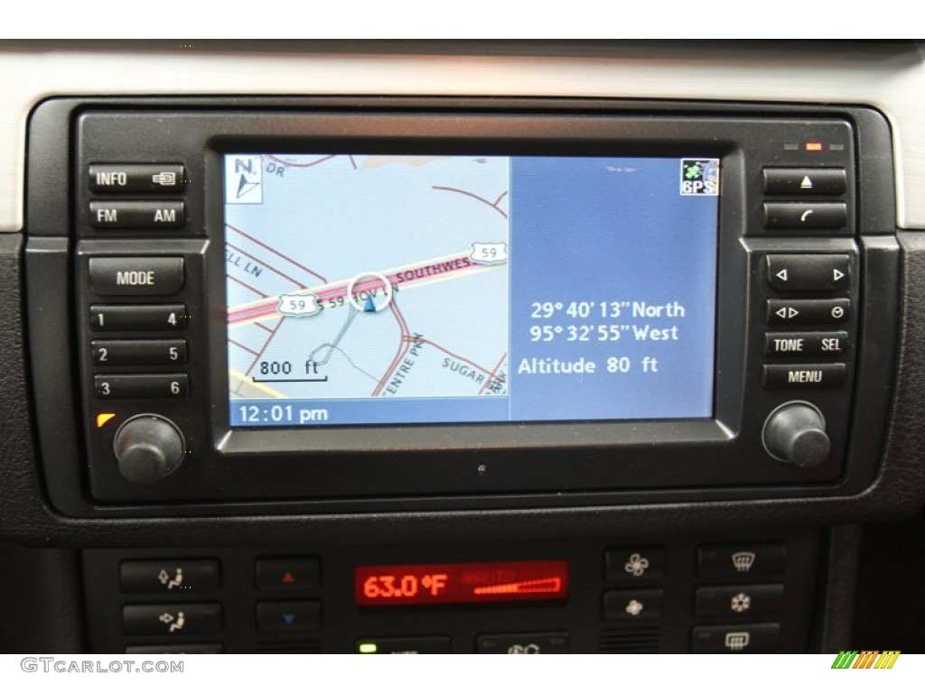 2005 BMW M3 Coupe Navigation Photos