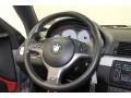2005 BMW M3 Imola Red Interior Steering Wheel Photo