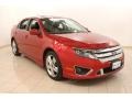 2010 Red Candy Metallic Ford Fusion Sport AWD  photo #1