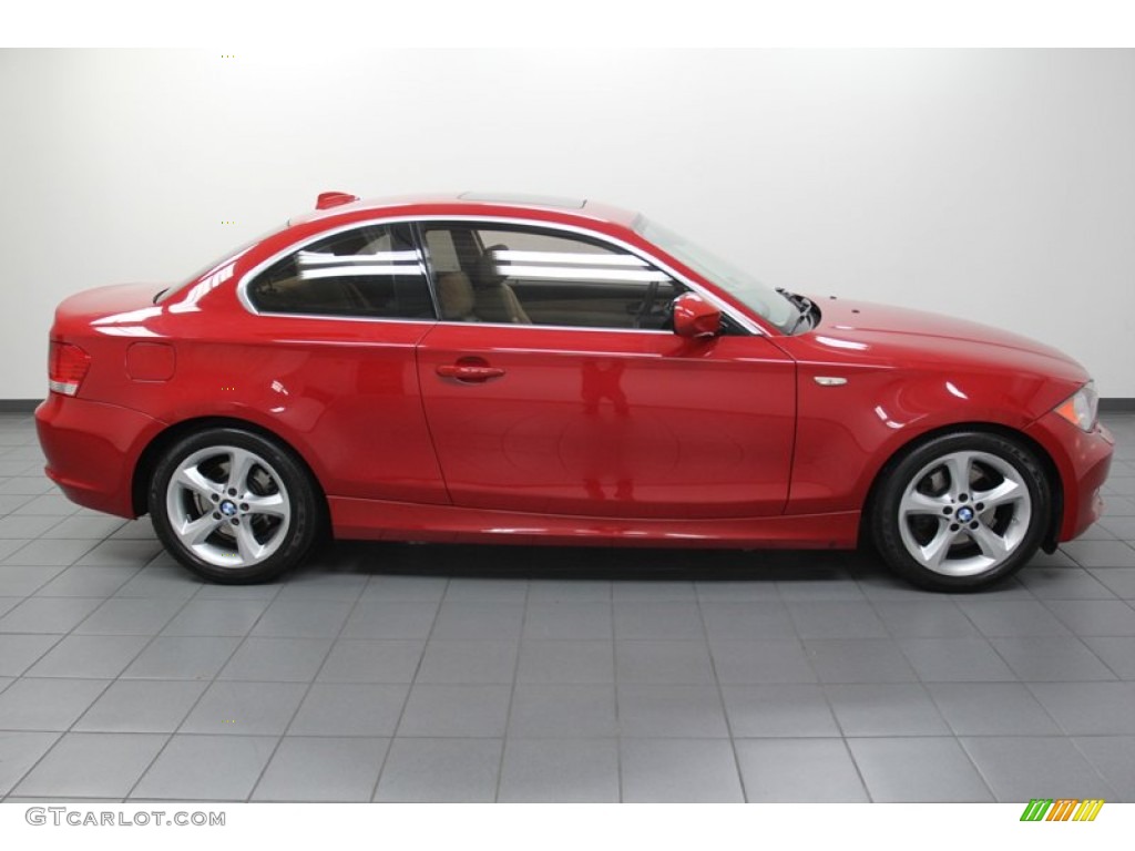 Crimson Red 2011 BMW 1 Series 128i Coupe Exterior Photo #78314047
