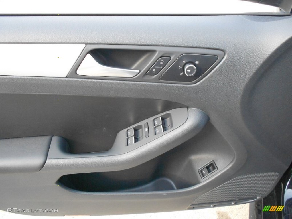 2013 Volkswagen Jetta GLI Autobahn Titan Black Door Panel Photo #78314105