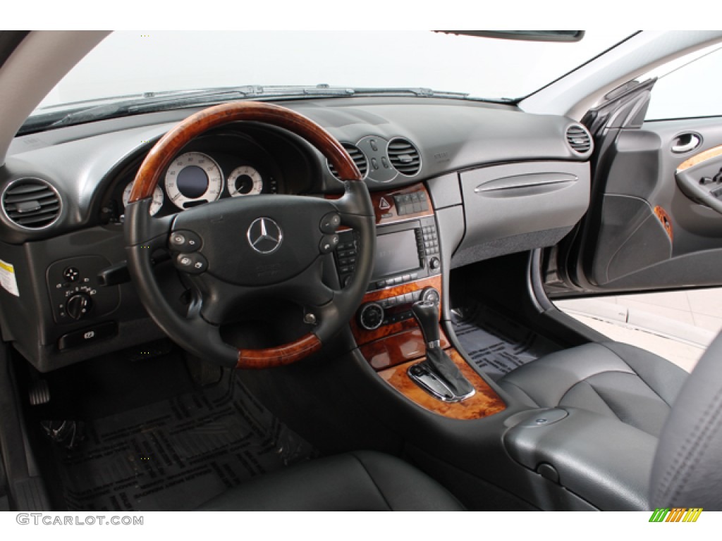Charcoal Interior 2005 Mercedes-Benz CLK 500 Coupe Photo #78314233