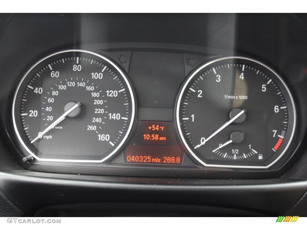 2011 BMW 1 Series 128i Coupe Gauges Photo #78314479