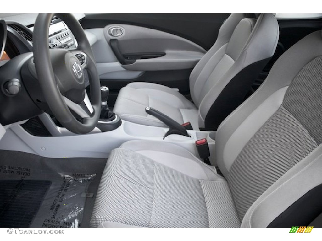 Gray Fabric Interior 2011 Honda CR-Z Sport Hybrid Photo #78314815