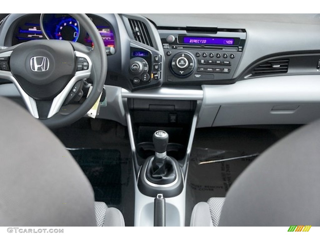 2011 Honda CR-Z Sport Hybrid Gray Fabric Dashboard Photo #78314827