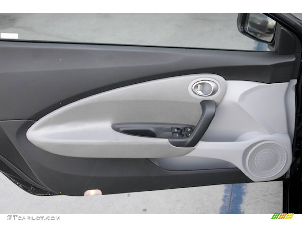 2011 Honda CR-Z Sport Hybrid Gray Fabric Door Panel Photo #78314968