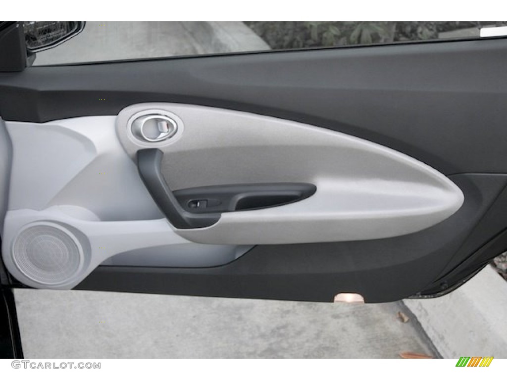 2011 Honda CR-Z Sport Hybrid Gray Fabric Door Panel Photo #78314974