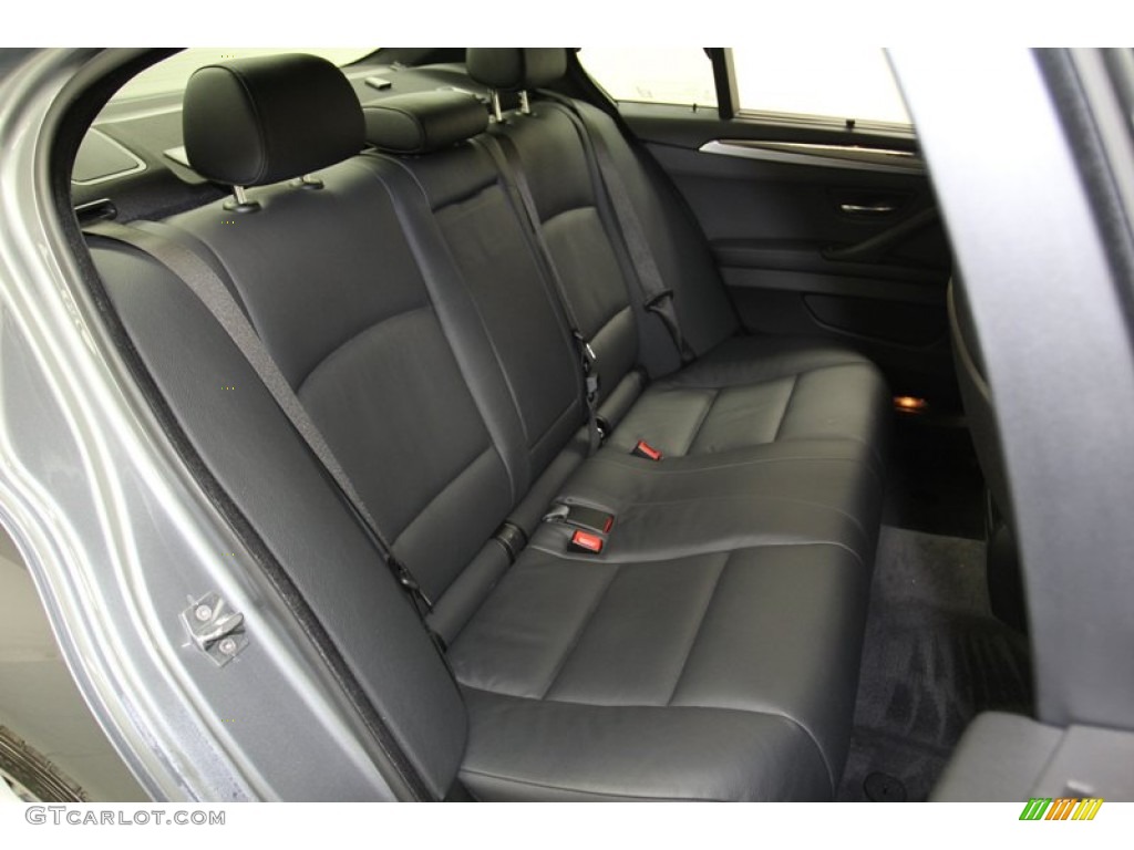 Black Interior 2012 BMW 5 Series 550i Sedan Photo #78316009