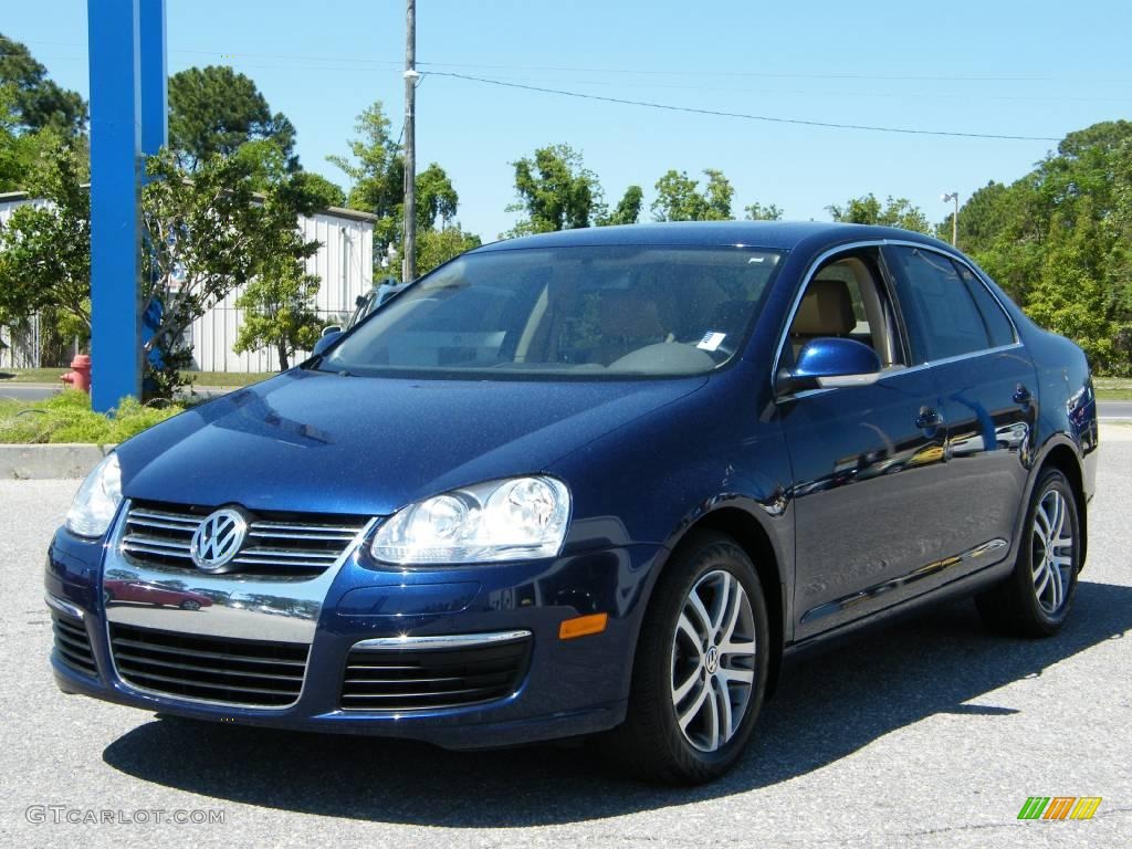 2006 Jetta 2.5 Sedan - Shadow Blue Metallic / Pure Beige photo #1