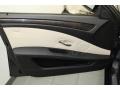 Cream Beige 2010 BMW 5 Series 535i Sedan Door Panel