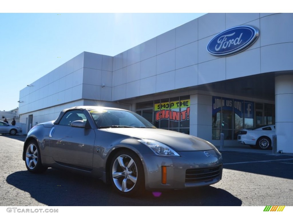 2007 350Z Touring Roadster - Carbon Silver Metallic / Frost photo #1