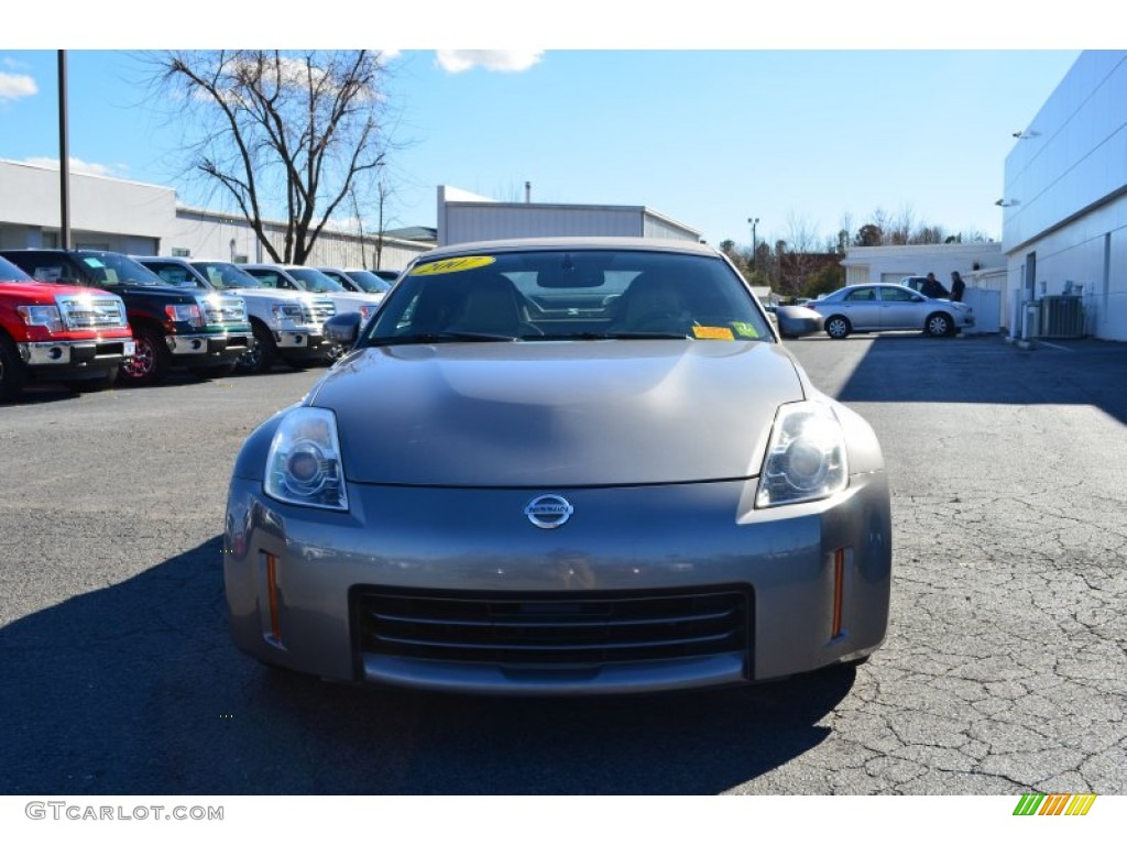 2007 350Z Touring Roadster - Carbon Silver Metallic / Frost photo #7