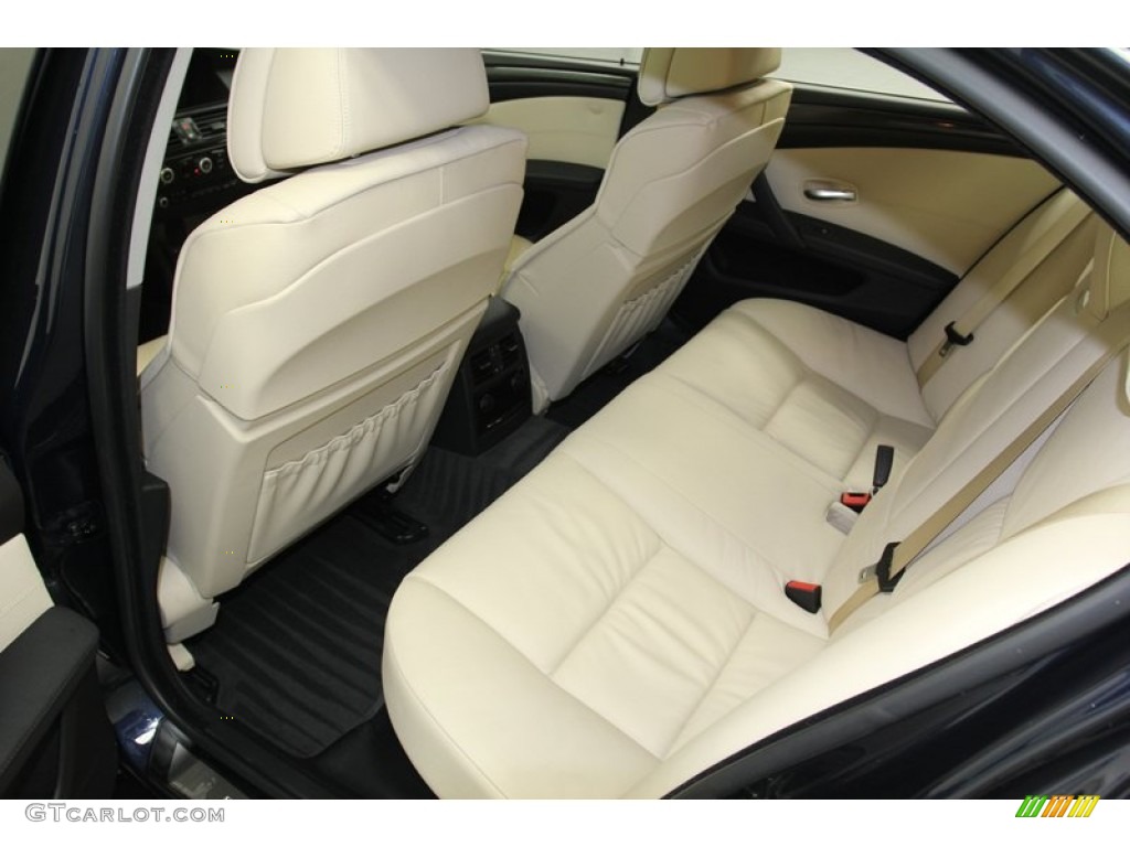 2010 BMW 5 Series 535i Sedan Rear Seat Photo #78317344