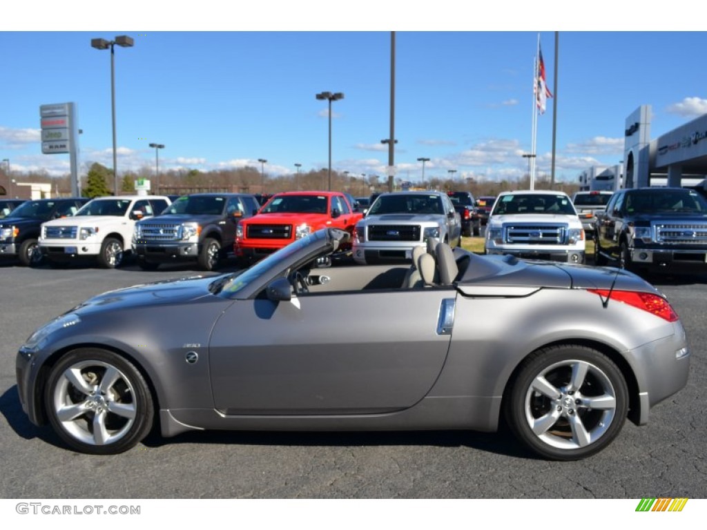 Carbon Silver Metallic 2007 Nissan 350Z Touring Roadster Exterior Photo #78317443