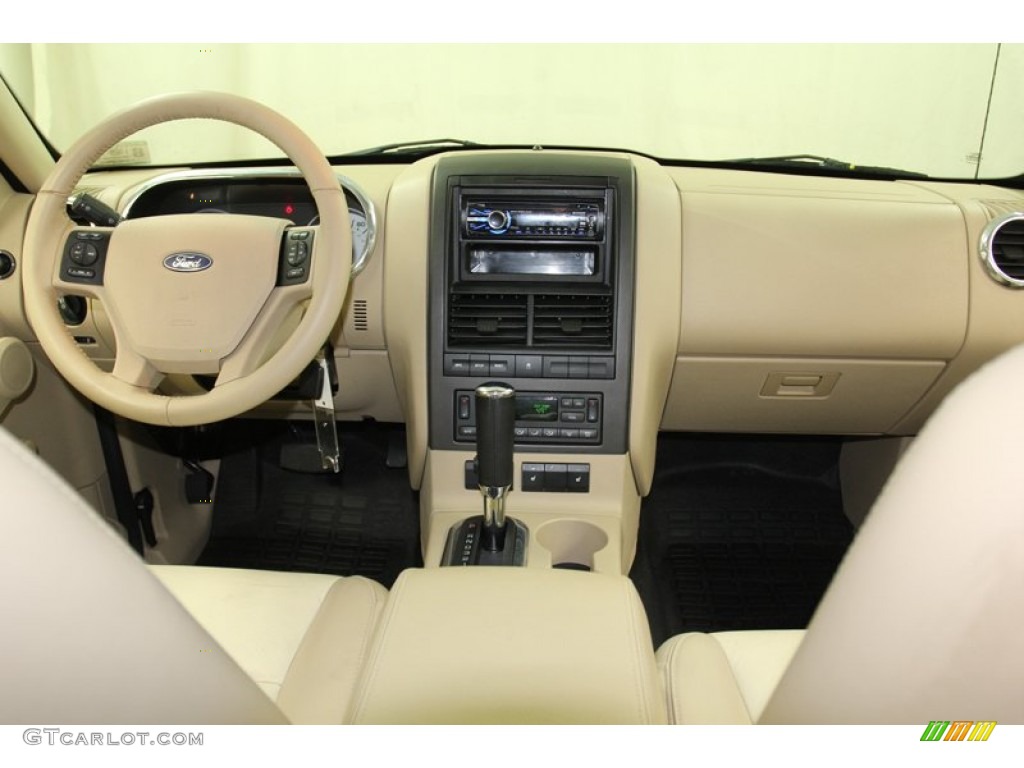 2007 Explorer Sport Trac Limited - Mineral Grey Metallic / Camel photo #4