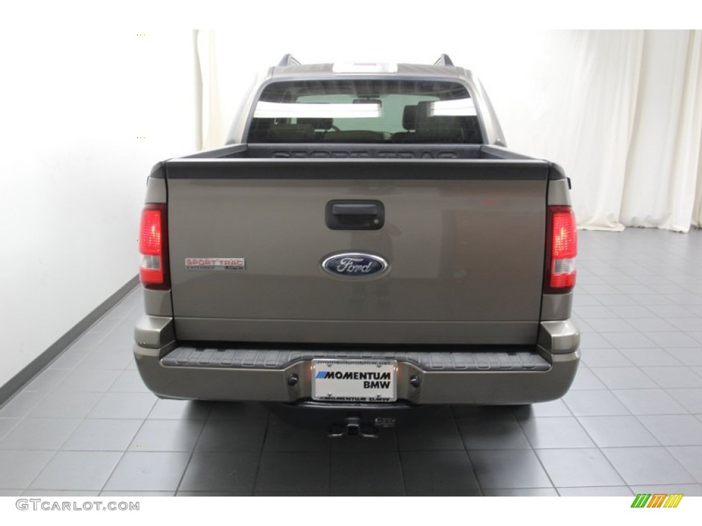 2007 Explorer Sport Trac Limited - Mineral Grey Metallic / Camel photo #12