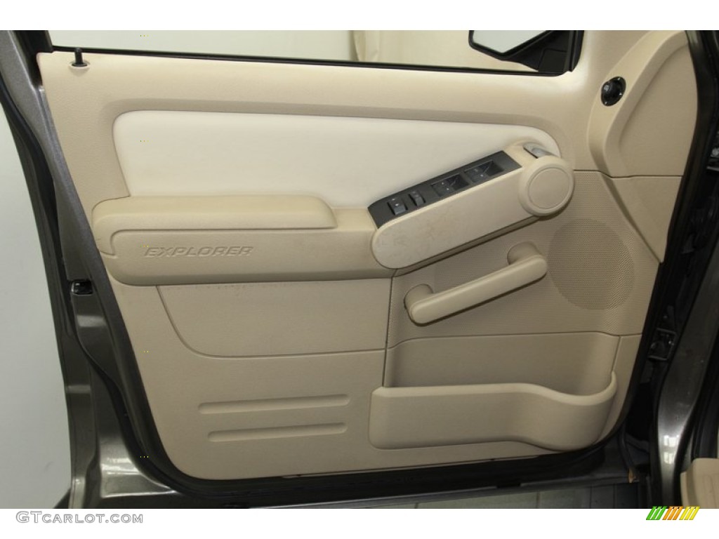 2007 Explorer Sport Trac Limited - Mineral Grey Metallic / Camel photo #15