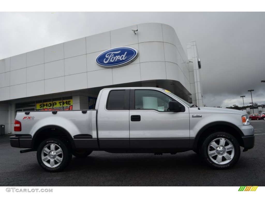 Silver Metallic 2008 Ford F150 FX4 SuperCab 4x4 Exterior Photo #78317857
