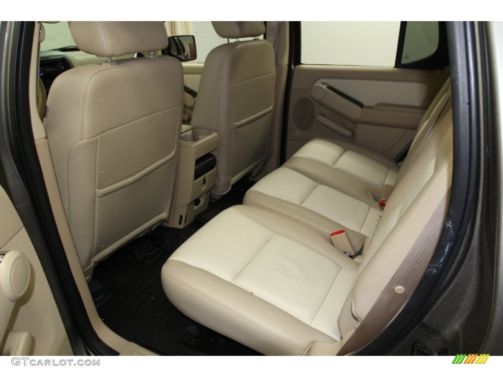 2007 Explorer Sport Trac Limited - Mineral Grey Metallic / Camel photo #28