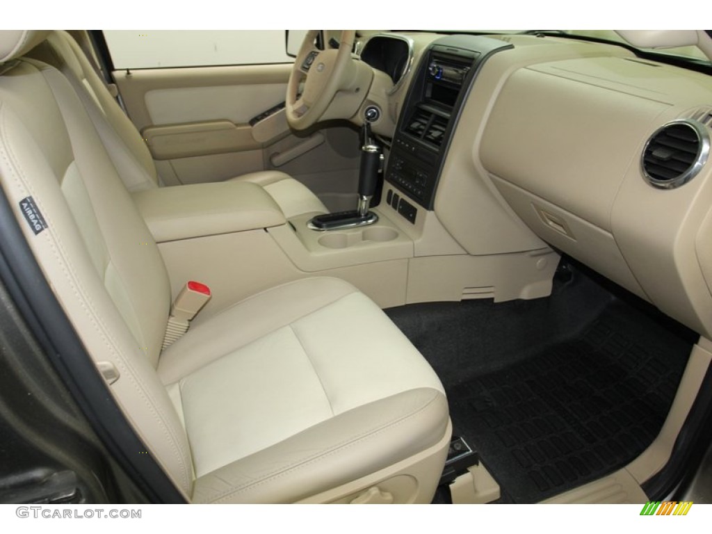 2007 Explorer Sport Trac Limited - Mineral Grey Metallic / Camel photo #41