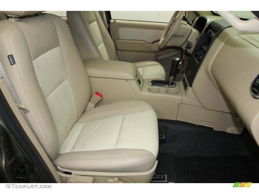 2007 Explorer Sport Trac Limited - Mineral Grey Metallic / Camel photo #43