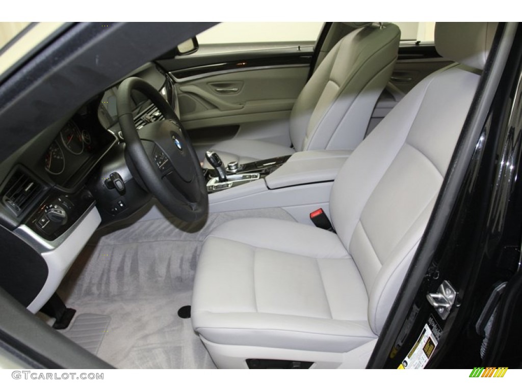 Everest Gray Interior 2012 BMW 5 Series 535i Sedan Photo #78318025